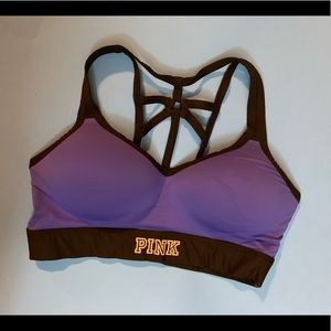 L. Pink Ultimate yoga/sport push-up/full coverage
